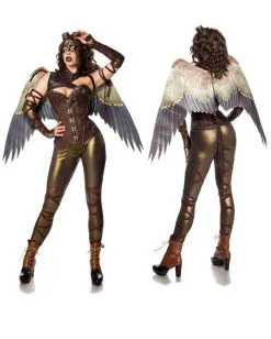 Steampunk Angel Fighter Frauenkostüm -Günstiger Karneval Universum Shop steampunk angel fighter damenkostuem steampunk engel kostuem steampunk kostueme kaufen 54414 04