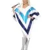 Disco Poncho -Günstiger Karneval Universum Shop super trooper poncho kostuem 80er jahre kostuem disco kostuem poncho 8801412