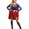 Supergirl Frauenkostüm Mit Cape -Günstiger Karneval Universum Shop supergirl damenkostuem mit cape super girl verkleidung lizenzartikel supergirl adult costume 37151