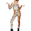 Tiger Jumpsuit Mit Animal Print -Günstiger Karneval Universum Shop tiger bodysuit mit animal print tiger jumpsuit with animal print tiger ganzkoerper anzug 39142 01