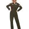Top Gun Kostümanzug Damen Jet Pilot