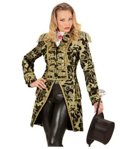 Gold-schwarzer Venezianischer Damenfrack