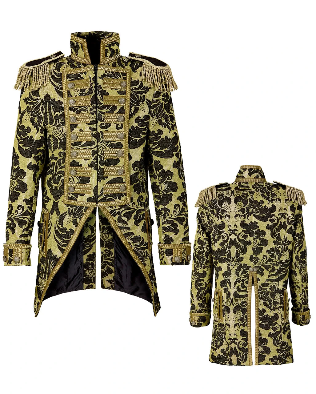 Gold-schwarzer Venezianischer Damenfrack 6 Gold-schwarzer Venezianischer Damenfrack – Bild 4