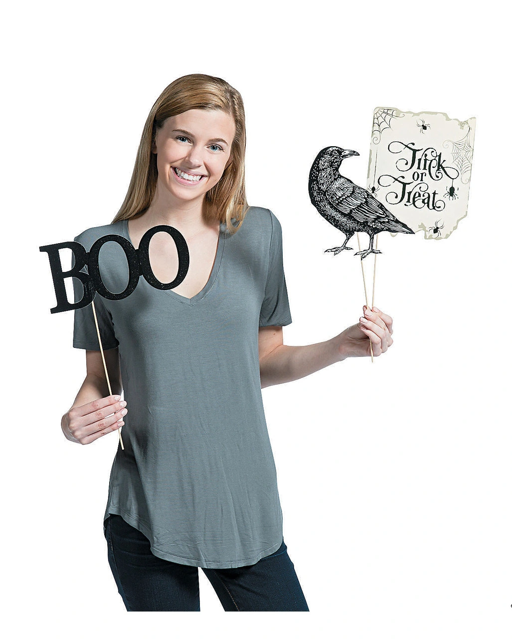 Antike Halloween Photo Sticks 12 St. 4 Antike Halloween Photo Sticks 12 St. - Image 2