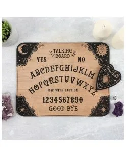 Vintage Ouija Hexenbrett Mit Zeiger -Günstiger Karneval Universum Shop vintage ouija hexenbrett mit planchette vintage style ouija borad wicca und halloween merchandise und geschenkartikel 50790