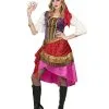 Hellseherin Kostüm Mit Stirnband -Günstiger Karneval Universum Shop wahrsagerin kostuem zigeunerin kostuem kartenlegerin kostuem gypsy lady costume 36564 01