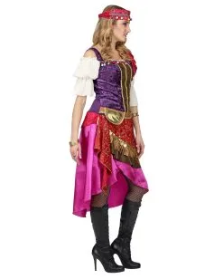 Hellseherin Kostüm Mit Stirnband -Günstiger Karneval Universum Shop wahrsagerin kostuem zigeunerin kostuem kartenlegerin kostuem gypsy lady costume 36564 03
