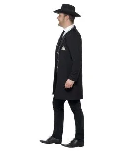 Black Sheriff Plus Size Kostüm -Günstiger Karneval Universum Shop western sheriff kostuem plus size wild west kostuem cowboy kostuem plus size 29454 4