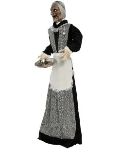 Günstiger Karneval Universum Shop 10 Günstiger Karneval Universum Shop -Günstiger Karneval Universum Shop zombie dienstmaedchen mit licht und sound 155cm zombie maid with light and sound halloween animatronics 53364 2